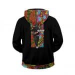 Eminem Colorful Graffiti Pattern Artwork Zip Hoodie Jacket