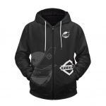 Eminem Kamikaze Album Logo Art Black Zip Hoodie Jacket