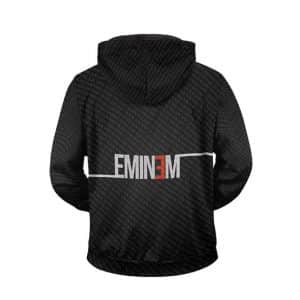 Eminem The Real Slim Shady Logo Pattern Zip Hoodie Jacket