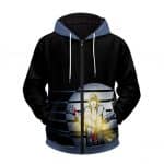 Framed Mashall Mathers Eminem Cartoon Art Unique Zip Hoodie
