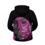 Marshall Mathers Eminem Typographic Face Art Zip Hoodie