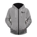Marshall Mathers Stan’s Boxing Gym Logo Gray Zip Up Hoodie