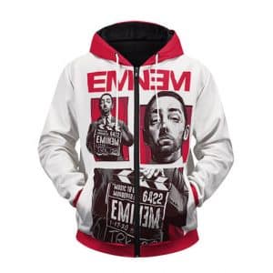 Music To Be Murdered By Eminem Art Epic Zip Up Hoodie