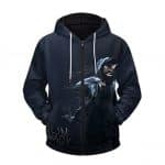Slim Shady Abstract Geometric Art Badass Eminem Zip Hoodie