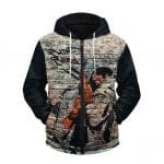 Slim Shady Eminem Abstract Graffiti Art Stylish Zip Hoodie