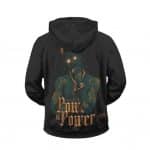 Travis Scott Power Is Power Awesome Black Zip Up Hoodie