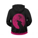 Purple Moon Silhouette Travis Scott Dope Zipped Hoodie
