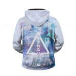 Cool Travis Scott Big Sean Collab Artwork Zipped Hoodie