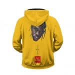 Travis Scott McDonald's Collab Dope Yellow Zip Up Hoodie