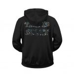 Awesome Travis Scott Neon Blue Design Zip Up Hoodie