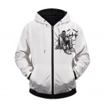 Cactus Jack Travis Scott Minimalistic Cartoon Zip Up Hoodie