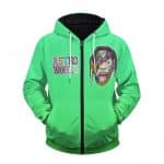 Astroworld Travis Scott Frankenstein Cartoon Zip Up Hoodie