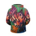 Cactus Jack Travis Scott Retro Style Artwork Zipped Hoodie