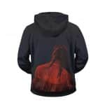 Awesome Travis Scott Tattoos Art Navy Blue Zip Up Hoodie