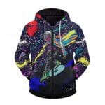 Fortnite Travis Scott Astronomical Trippy Zip Up Hoodie