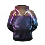Retro Neon Circle Astroworld Travis Scott Zipped Hoodie