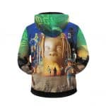 Dope Astroworld Artwork Travis Scott Zip Up Hoodie