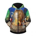 Dope Astroworld Artwork Travis Scott Zip Up Hoodie