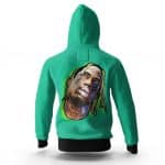 Astroworld Logo Travis Scott Vector Artwork Green Hoodie