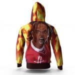 Awesome La Flame Travis Scott On Fire Cartoon Hoodie