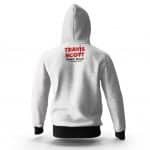 Baby Milo Chibi Artwork Travis Scott White Pullover Hoodie