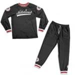 Biggie Smalls Notorious All-Star Logo Black Pajamas Set