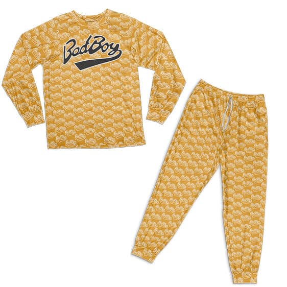 Classic Badboy Typography Pattern Biggie Pyjamas Set