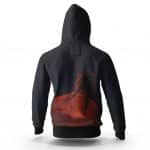 Dope Travis Scott La Flame Back Tattoos Navy Blue Hoodie