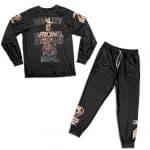 Dreams Are For Real 2Pac Silhouette Image Pajamas Set