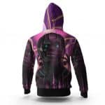 Futuristic Travis Scott Cyborg Vibrant Colors Hoodie