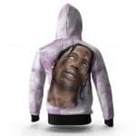 Head In The Clouds Travis Scott Lavender Sky Hoodie
