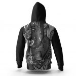 La Flame Travis Scott Drip Artwork Black Pullover Hoodie