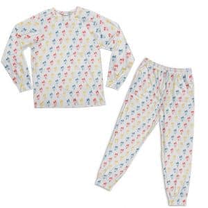 Multicolor Tupac Makaveli Head Pattern Pajamas Set