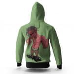 Rapper Travis Scott Unique Sketch Art Lime Green Hoodie