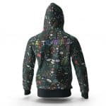 Stylish Astroworld Flowers Pattern Travis Scott Pullover Hoodie