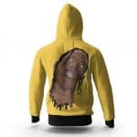 Travis Scott Cactus Jack Vector Sketch Cool Yellow Hoodie