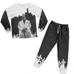 Tribute To Biggie Smalls Monochrome City Nightwear Set