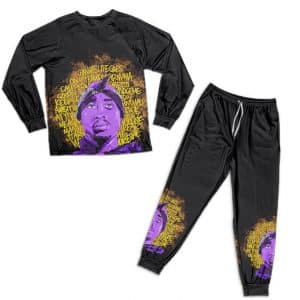 Tupac Amaru Shakur Greatest Songs Artwork Nightwear Set