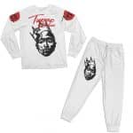 Tupac Shakur Classic Crown And Face Art Nightwear Set