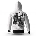 Unique Travis Scott Cartoon Illustration La Flame Hoodie