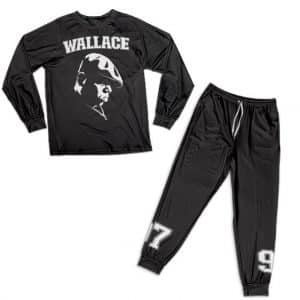 Wallace Face Shadow Biggie Smalls Black Pyjamas Set