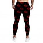 2Pac All Eyez On Me Abstract Typography Pattern Joggers
