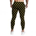 2Pac Golden Black Panther Tattoo Art Pattern Badass Joggers