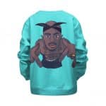2Pac Makaveli Cartoon Artwork Awesome Kids Sweatshirt