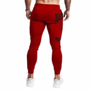2Pac Makaveli Death Row Records Logo Red Jogger Pants