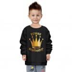 2Pac Makaveli Trust Nobody Golden Crown Dope Kids Sweatshirt