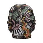 2Pac Only God Can Judge Me Abstract Graffiti Art Kids Sweater