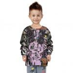 2Pac Only God Can Judge Me Abstract Graffiti Art Kids Sweater