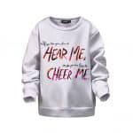 2Pac Shakur Ghetto Gospel Song Lyrics Art Kids Sweatshirt