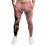 2Pac Shakur Holding Rose Painting Style Jogger Sweatpants